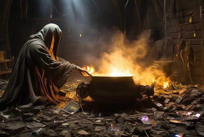 废电子产品炼金、废电子产品提炼黄金过程