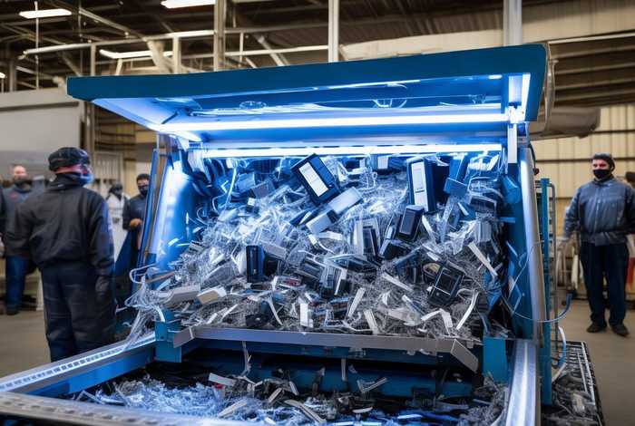 电子产品销毁处理、电子产品销毁处理方法