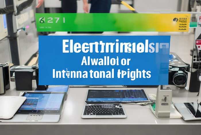 电子产品能托运吗国际航班，电子产品能托运吗国际航班能托运吗