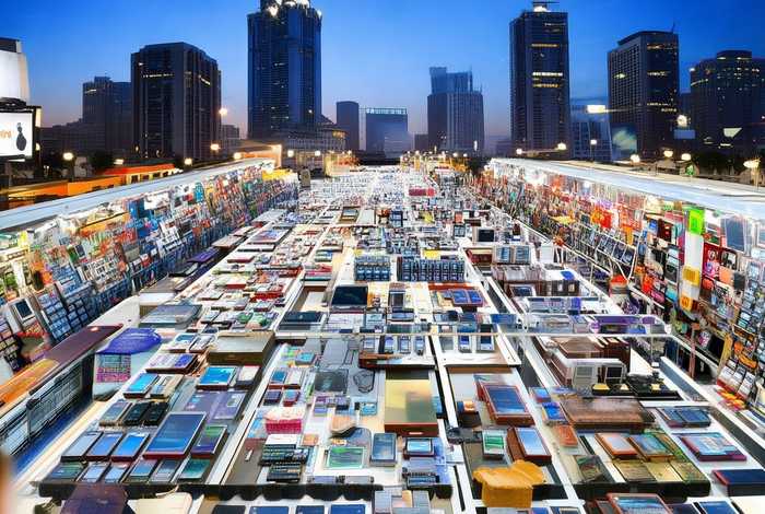 中国电子产品市场 - 中国电子产品市场占全球比重