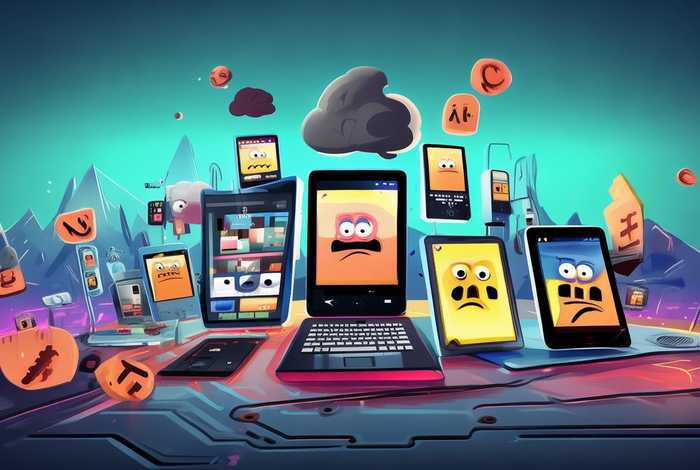 电子产品的危害图片；电子产品的危害图片卡通