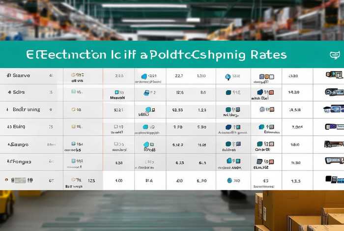 快递电子产品收费表；快递电子产品收费表格