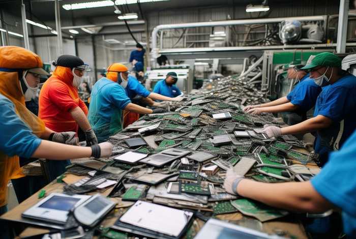 废弃电子产品处理；废弃电子产品处理流程