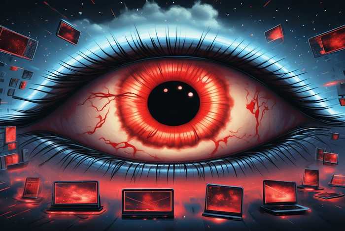 电子产品对眼睛的危害海报怎么画、电子产品对眼睛的危害绘画