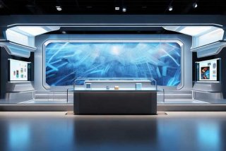 电子产品展厅设计展台效果图、电子产品展厅设计展台效果图大全