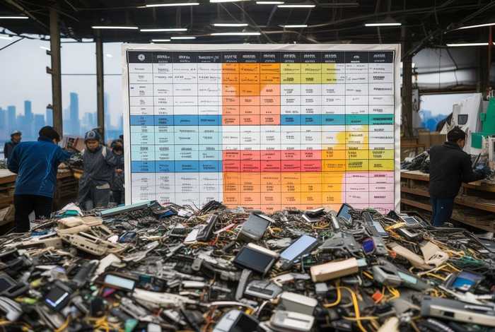 废旧电子产品回收网徐州；废旧电子产品回收价格报表