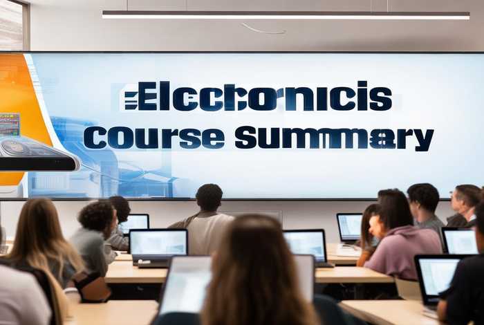 电子产品英语课程（电子产品英语课程总结）