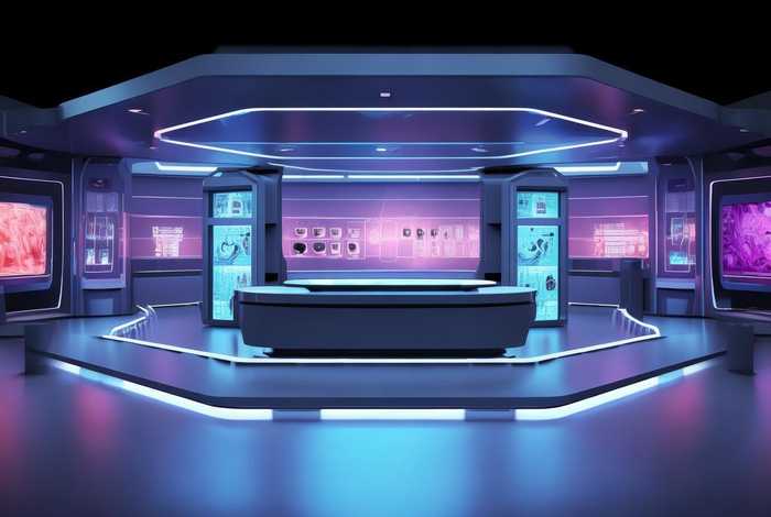 电子产品展厅设计展台效果图、电子产品展厅设计展台效果图大全