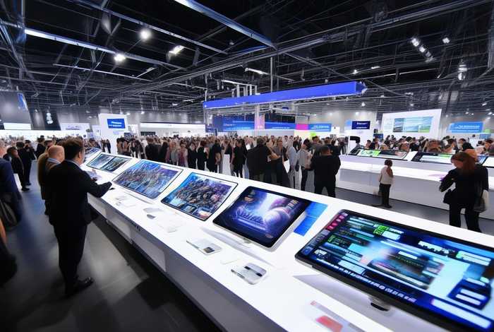 电子产品展会照片；电子产品展会照片大全