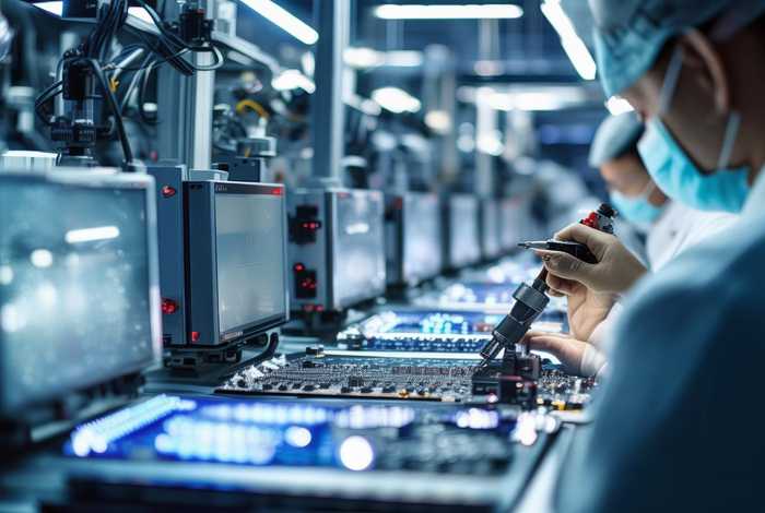 电子产品制作过程；电子产品制作过程图片