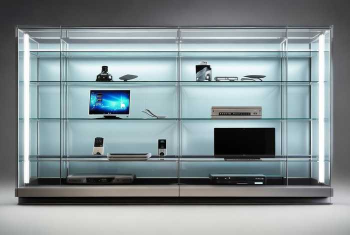 电子产品展示柜，电子产品展示柜图片