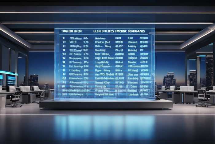 高科技电子产品公司、高科技电子产品公司排名