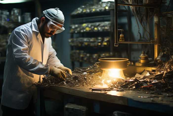 废电子产品提炼黄金真假（废弃电子产品提炼黄金）