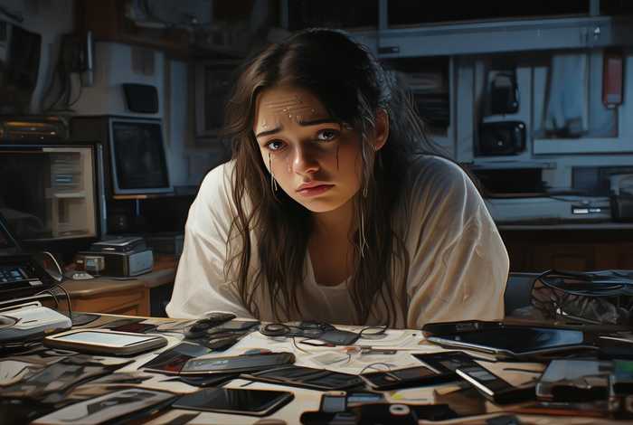 爱电子产品就流泪、一看电子产品就流泪