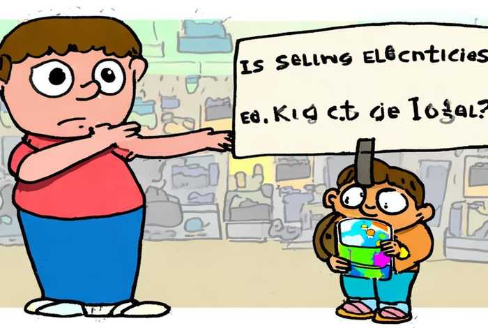 销售电子产品给小孩违法吗、贩卖电子产品违法吗