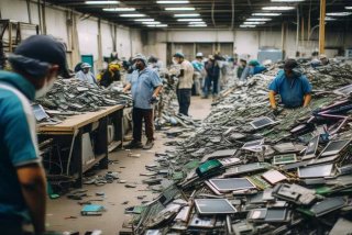 废弃电子产品处理；废弃电子产品处理流程