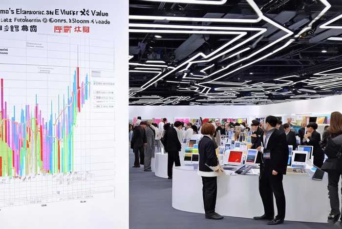 中国电子产品出口 - 中国电子产品出口额