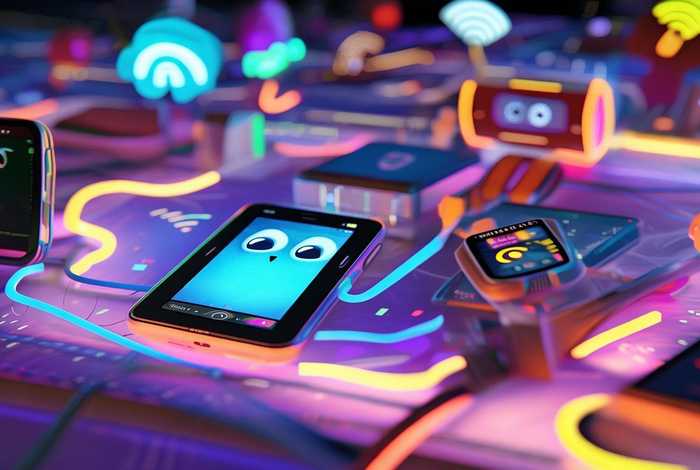 电子产品简笔画物联网（电子产品简笔画卡通）