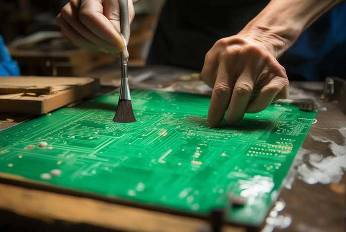 手工制作电路板；手工制作电路板上绿油时怎么保留焊点