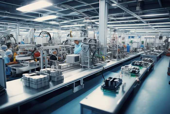 电子产品生产流程工序图（电子产品生产流程工序图片）