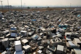 废电器电子产品堆场 废电器电子产品堆场图片