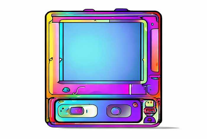 电子产品简笔画可涂色 - 电子产品简笔画可涂色怎么画