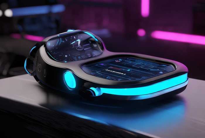 数码电子产品黑科技智能手表，黑科技智能电话手表