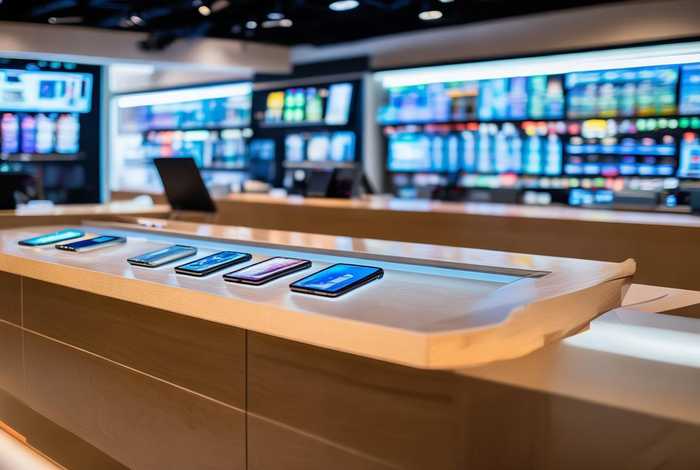 电子产品店内收银台，电子产品店内收银台图片