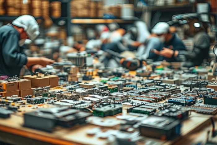 手工电子产品图片，手工电子产品外发加工图片