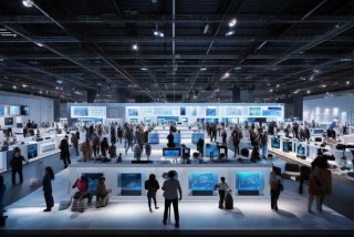 电子产品展会效果图、电子产品展会效果图大全