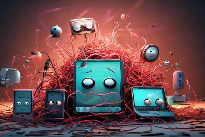 电子产品的危害图片；电子产品的危害图片卡通