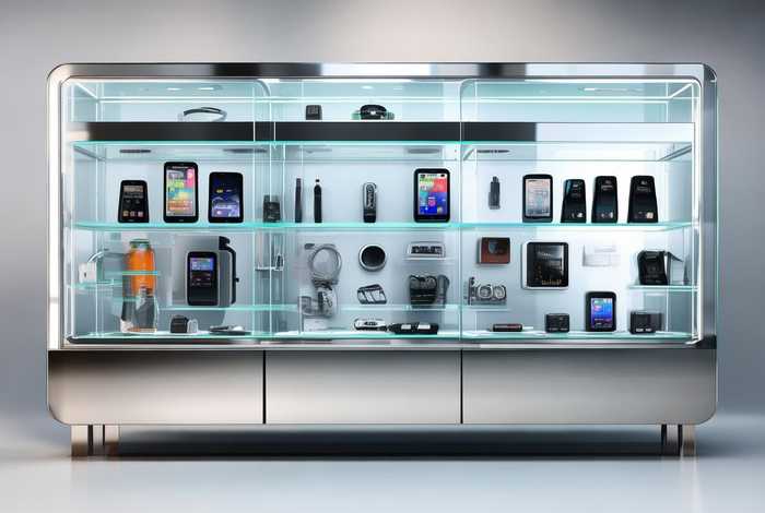 电子产品展示柜图片（电子产品展示柜图片大全）