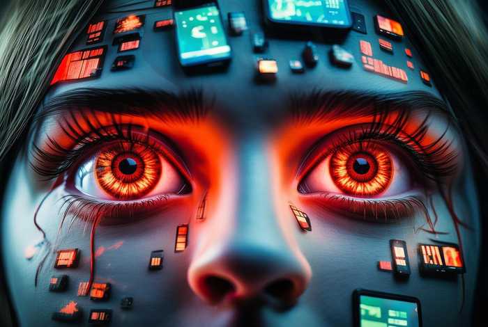 电子产品对眼睛的危害图片 电子产品对眼睛的危害数据