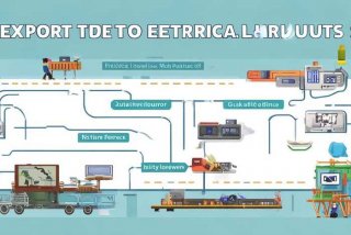 出口电子产品贸易流程，出口电子产品贸易流程图