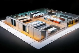 电子产品展厅设计平面图 - 电子产品展厅设计平面图手绘