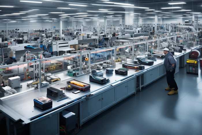 电子产品生产流程工序图（电子产品生产流程工序图片）