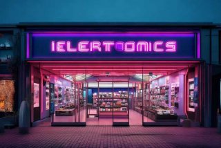 电子产品店铺门头照 电子产品店铺门头照片