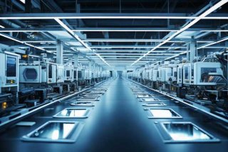 电子产品生产组装产线；电子产品组装生产线图片