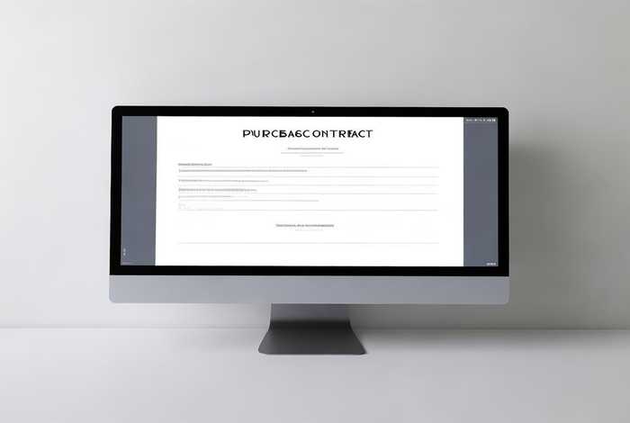 采购合同电子版模板（采购合同电子版模板图片）