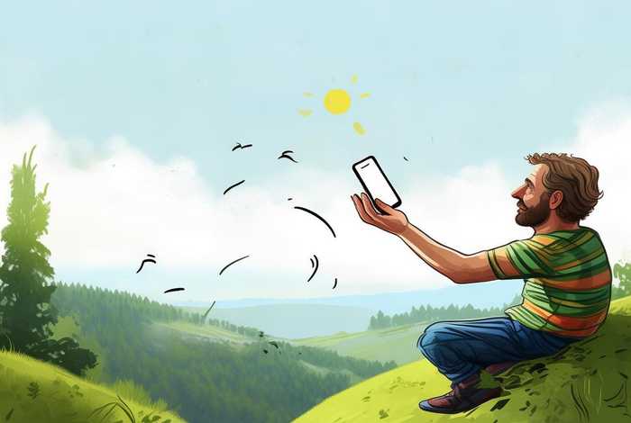 远离电子产品简笔画 - 远离电子产品简笔画 绘画