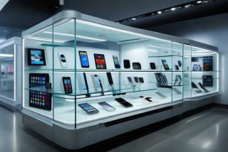 电子产品展柜 电子产品展柜图片