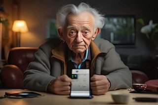 老人电子产品使用、老人电子产品使用生疏