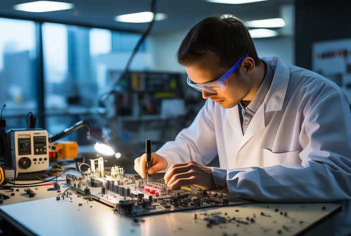 制作电子产品时在实训室内焊接电子元件需要用（电子产品焊接组装实训总结）