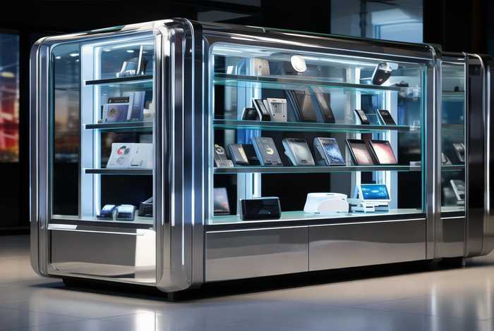 电子产品展柜造型图片 电子产品展柜造型图片大全