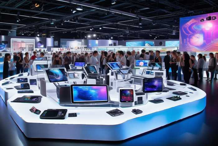 电子产品展会照片；电子产品展会照片大全