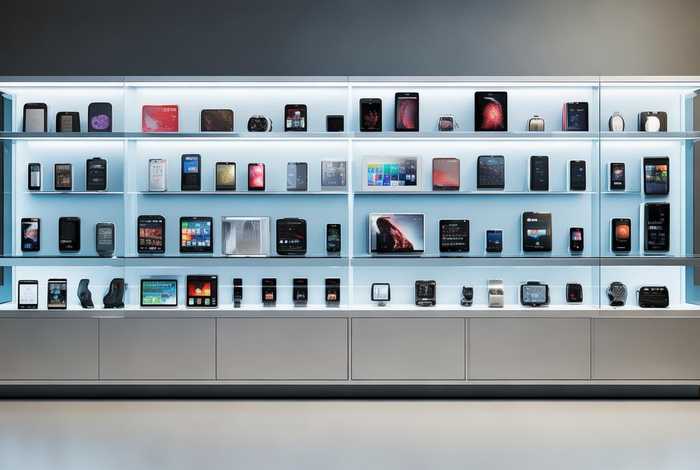 电子产品展示柜图片（电子产品展示柜图片大全）