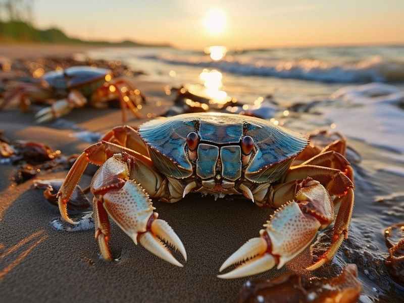 海蟹的生活(海蟹生活在什么样的地方) 海蟹的生活(海蟹生活在什么样的地方)