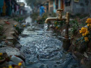 生活污水地、生活污水排入地下