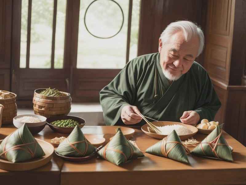 包粽子生活、包粽子的绝活
