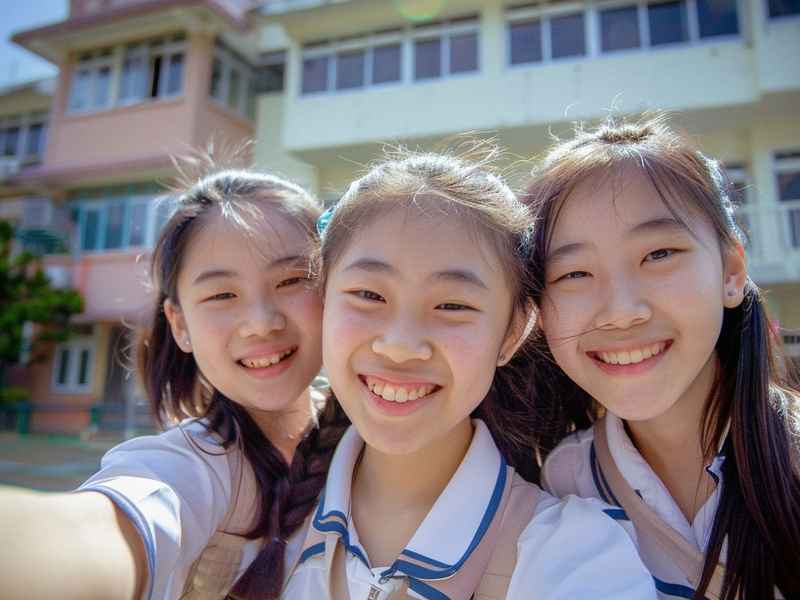 快乐的中学生活，我快乐的中学生活